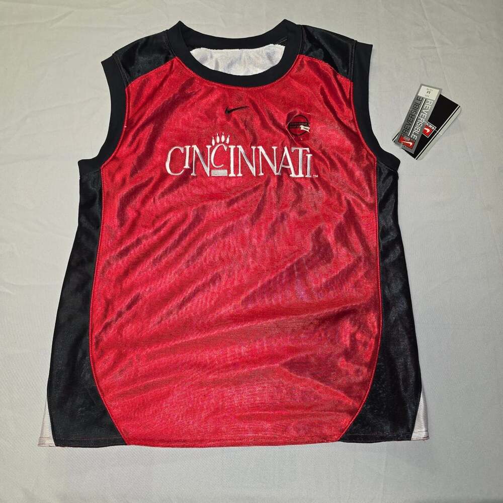 Nike Team Cincinnati Bearcats Reversible Basketball Jersey NWT youth size M